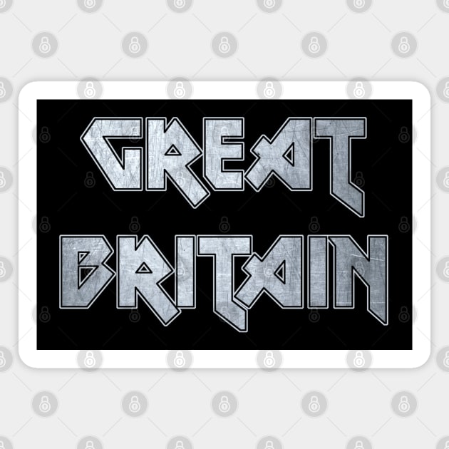 Heavy metal Great Britain Magnet by KubikoBakhar
